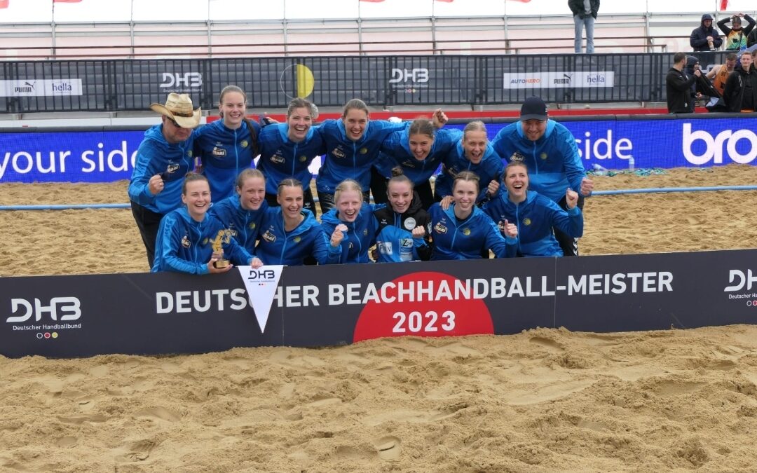 Beach Bazis Deut­scher Meis­ter im Beachhandball