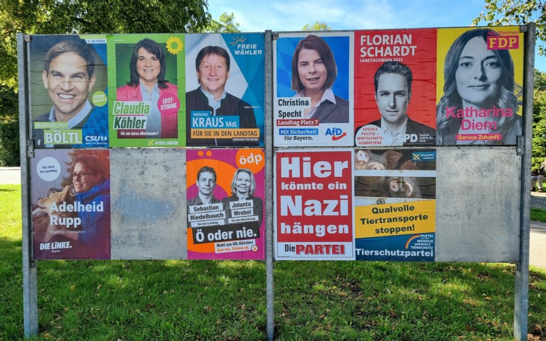 Der Land­tags­wahl­kampf in Bayern hat begonnen!