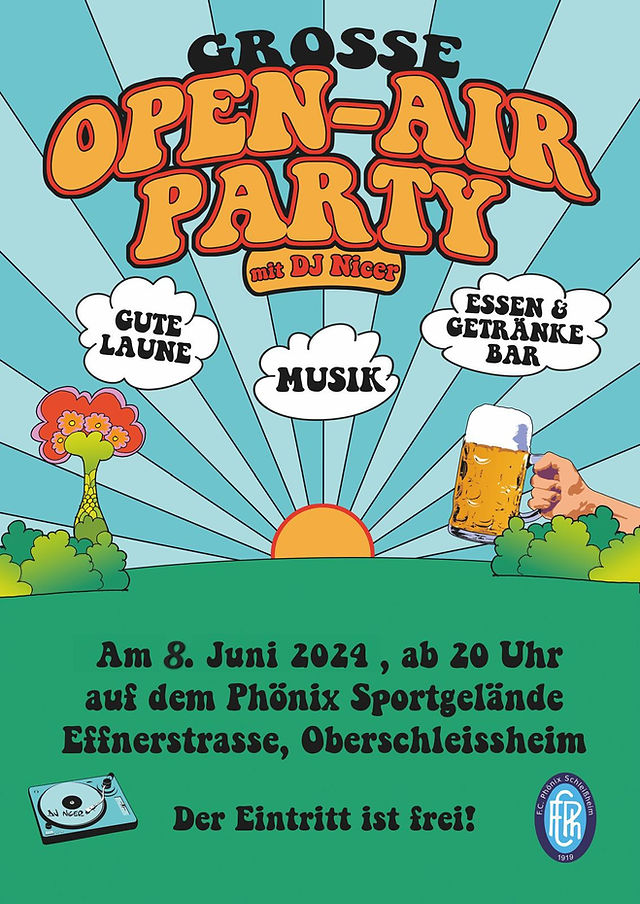 Open Air Party des FC Phönix