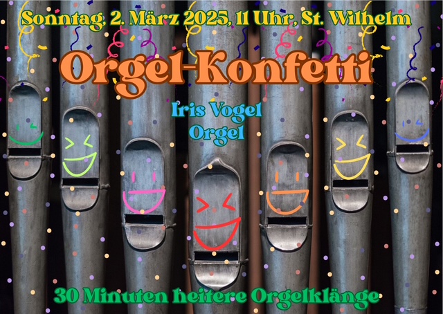Orgel-Konfetti in St. Wilhelm: 30 Minuten heitere Orgelklänge