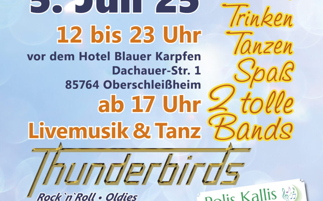Save the Date: Sommerfest vom Blauen Karpfen am 5. Juli 2025