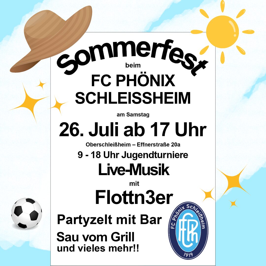 Sommerfest beim Phönix mit Jugendturnier