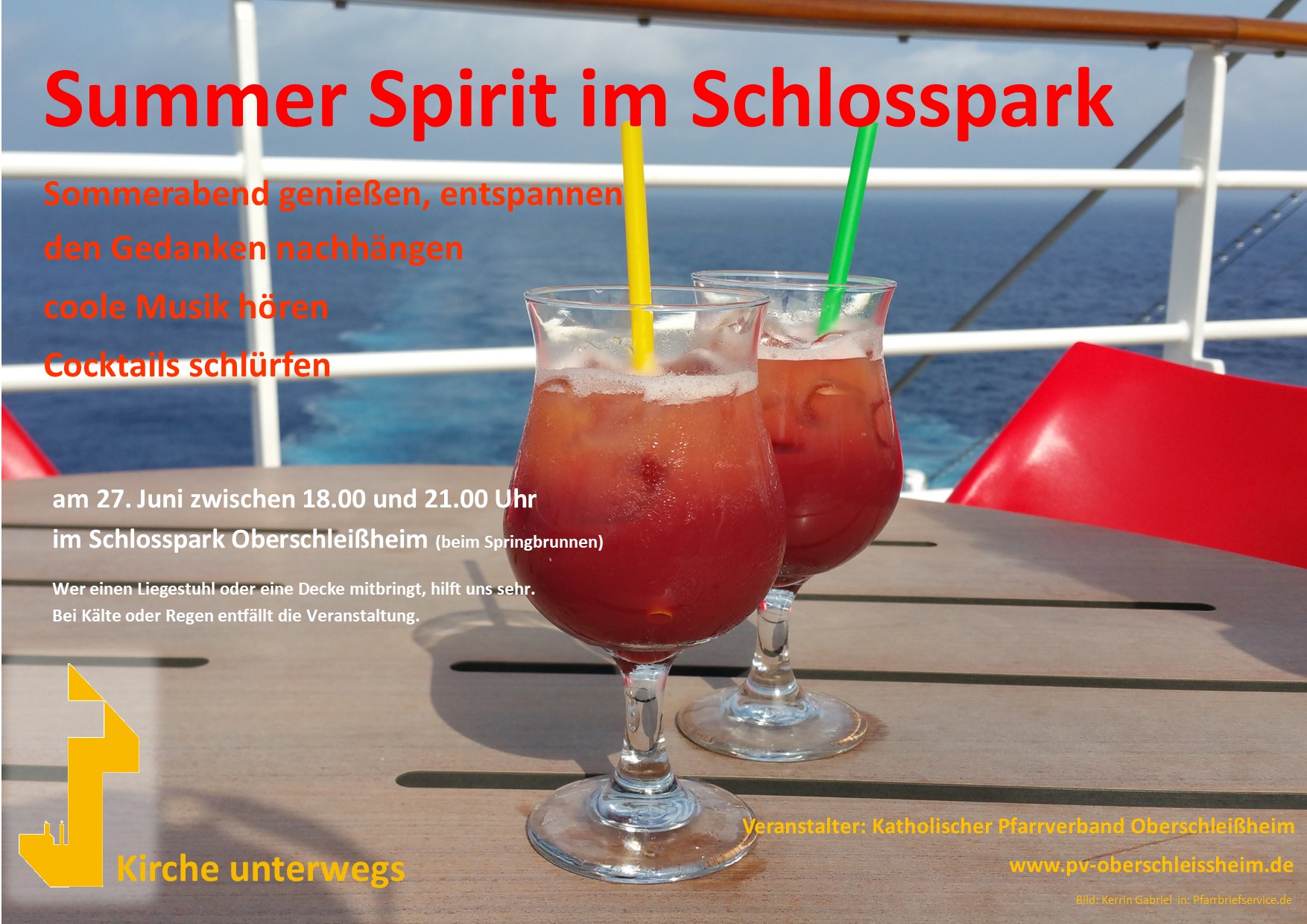 Summer Spirit im Schlosspark: eine Einladung der Initiative "Kirche unterwegs"