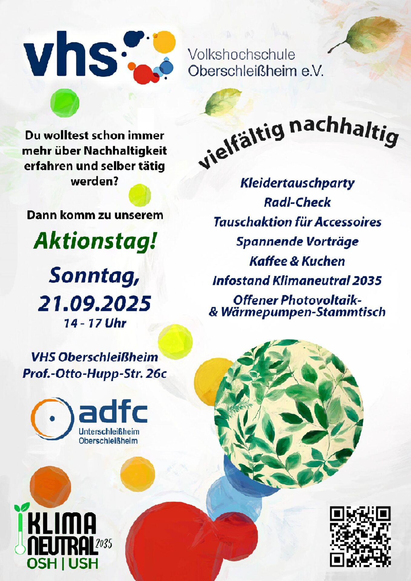 vhs-Aktionstag: vielfältig nachhaltig