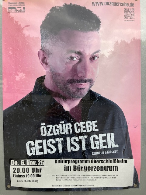 Özgür Gebe: Geist ist geil - Stand-up & Kabarett