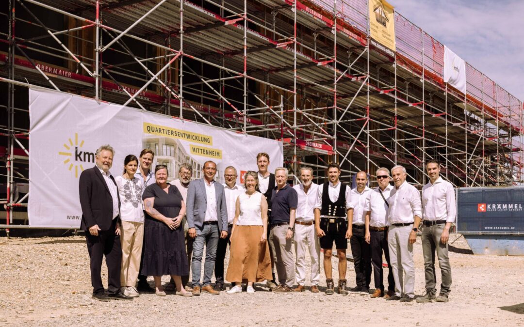 Richtfest für das Quartier Mittenheim – Ein Meilenstein für soziales und nachhaltiges Wohnen in Oberschleißheim