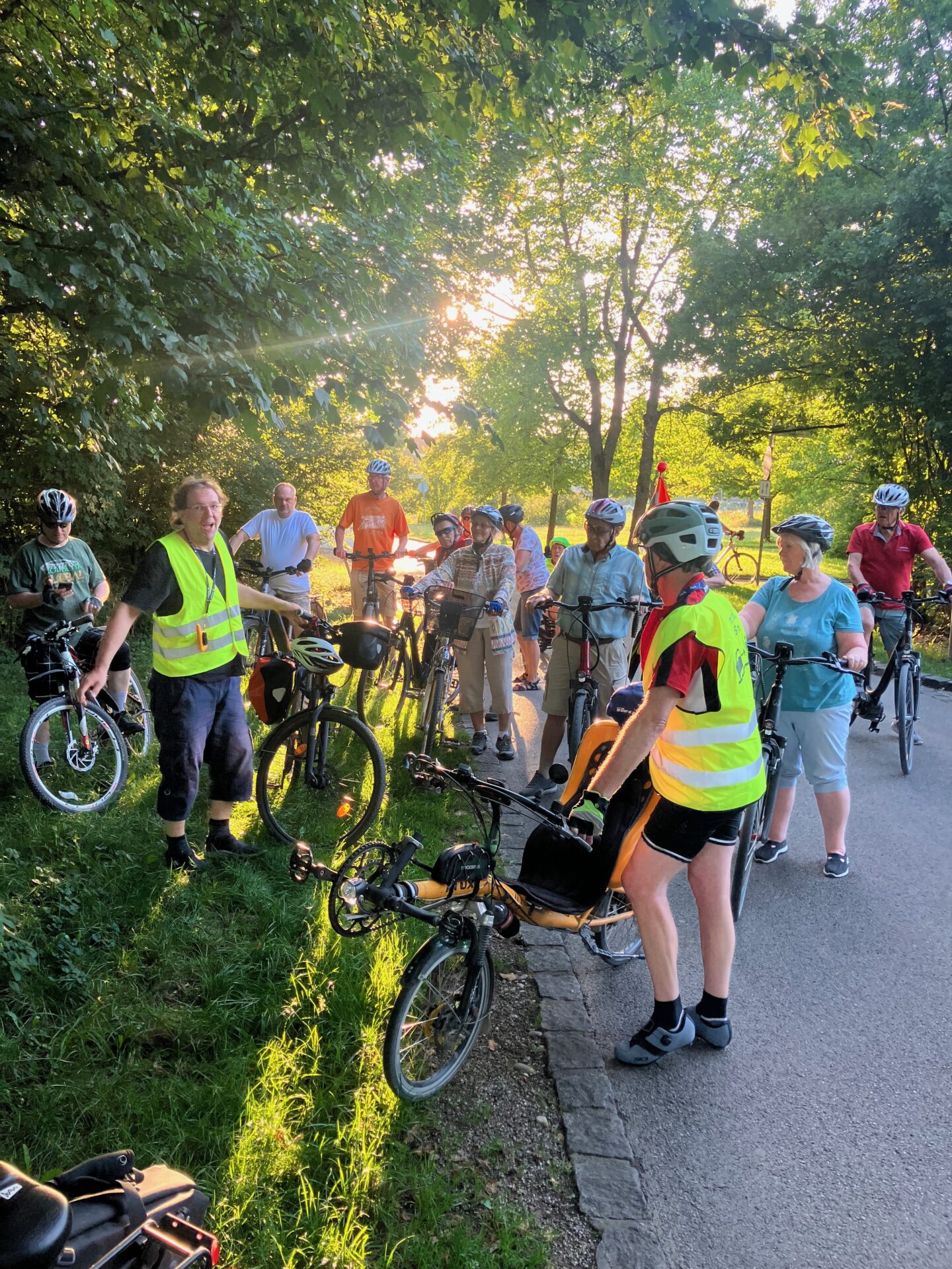ADFC-Feierabendtour: ein unbekannter Weg
