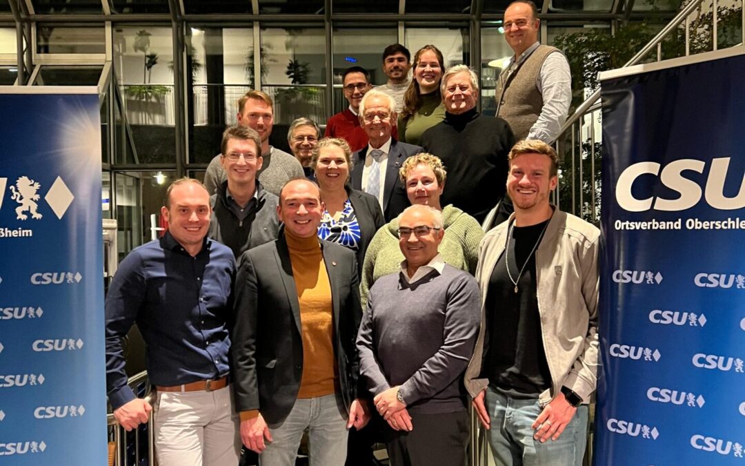 CSU Ober­schleiß­heim stellt Weichen für Kommu­nal­wahl 2026