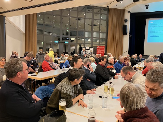 Aus der Bürger­ver­samm­lung 2025 in Ober­schleiß­heim
