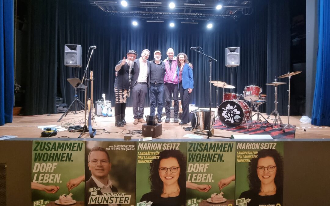 HIER FÜRS WIR &nbsp;– &nbsp;Mit gleich drei gelun­genen Veran­stal­tungen und jeder Menge Energie starten die Grünen Ober­schleiß­heim ins Jahr 2026