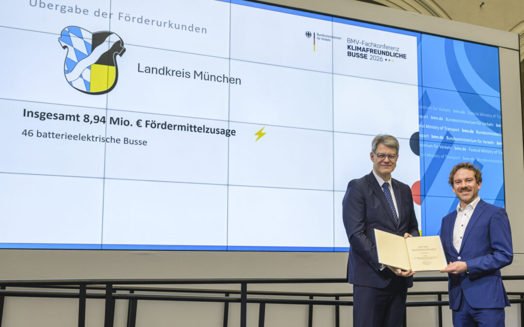 Umstel­lung auf emis­si­ons­freie Busse schreitet voran