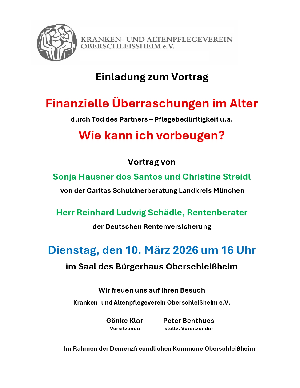 Finanzielle Überraschungen im Alter