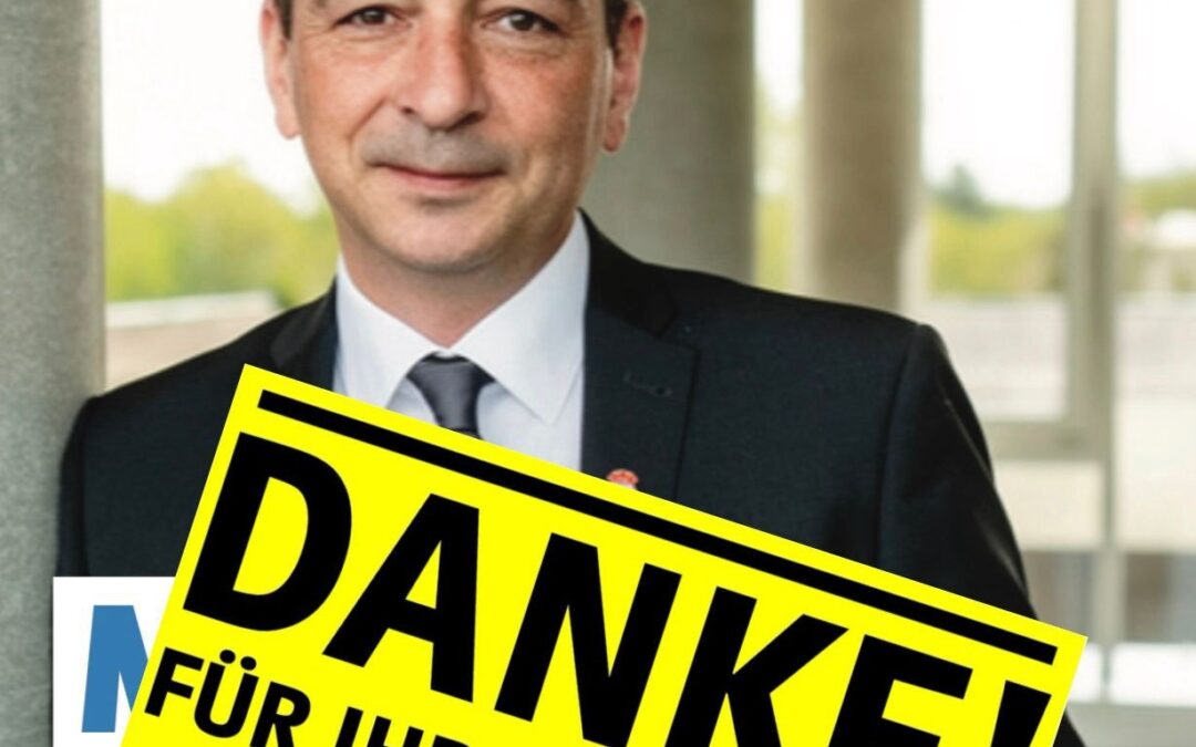 1. Bürger­meister Markus Böck sagt DANKE!