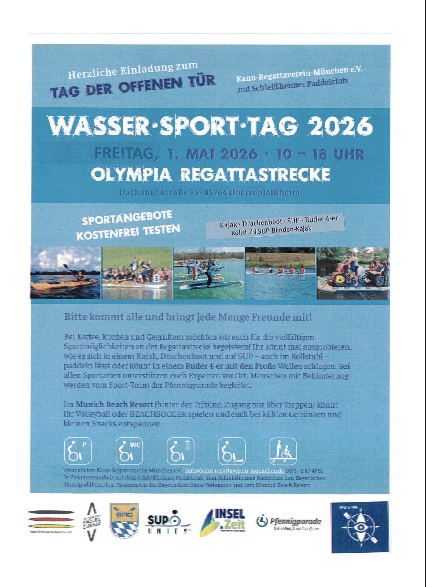 Der Wassersporttag des KRVM Oberschleißheim
