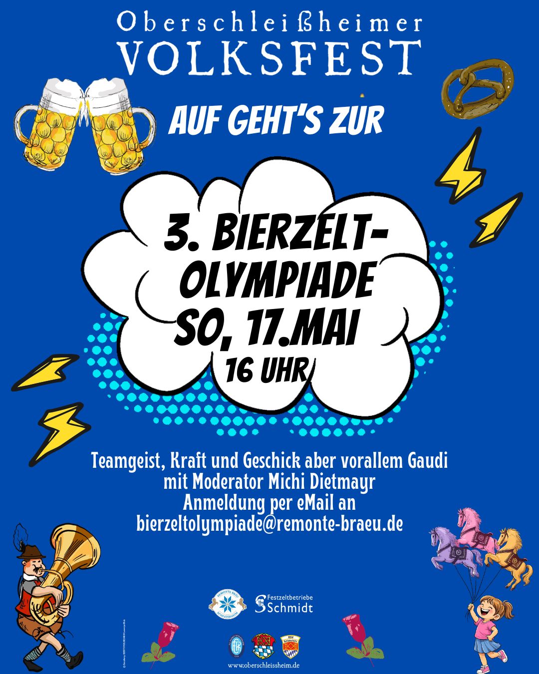 Volksfest 2026 Bierzeltolympiade Post