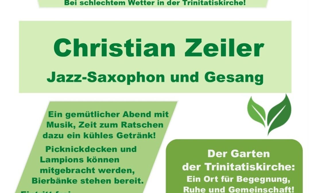 Life-Musik im Trini­ta­tis­garten