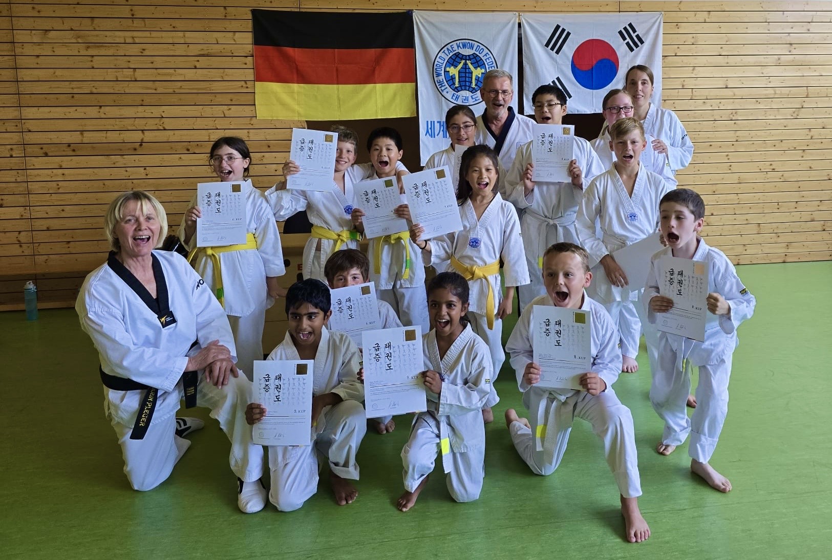 Taekwondo Gürtelprüfung