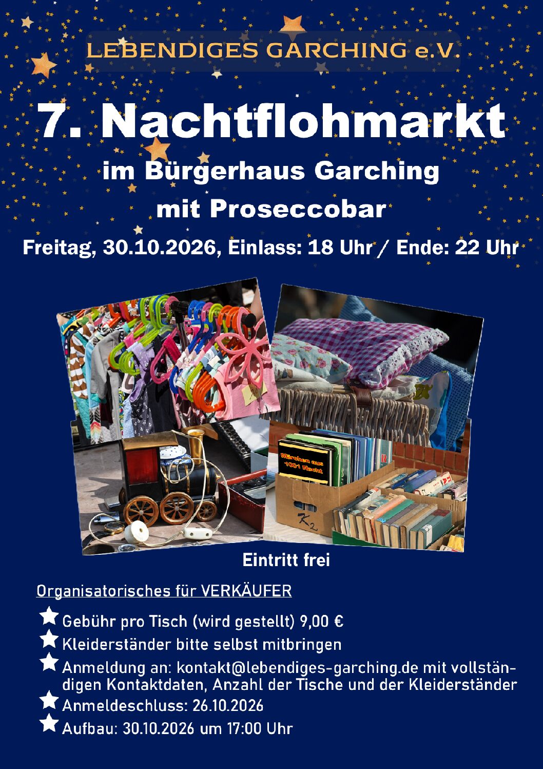 Nachtflohmarkt in Garching