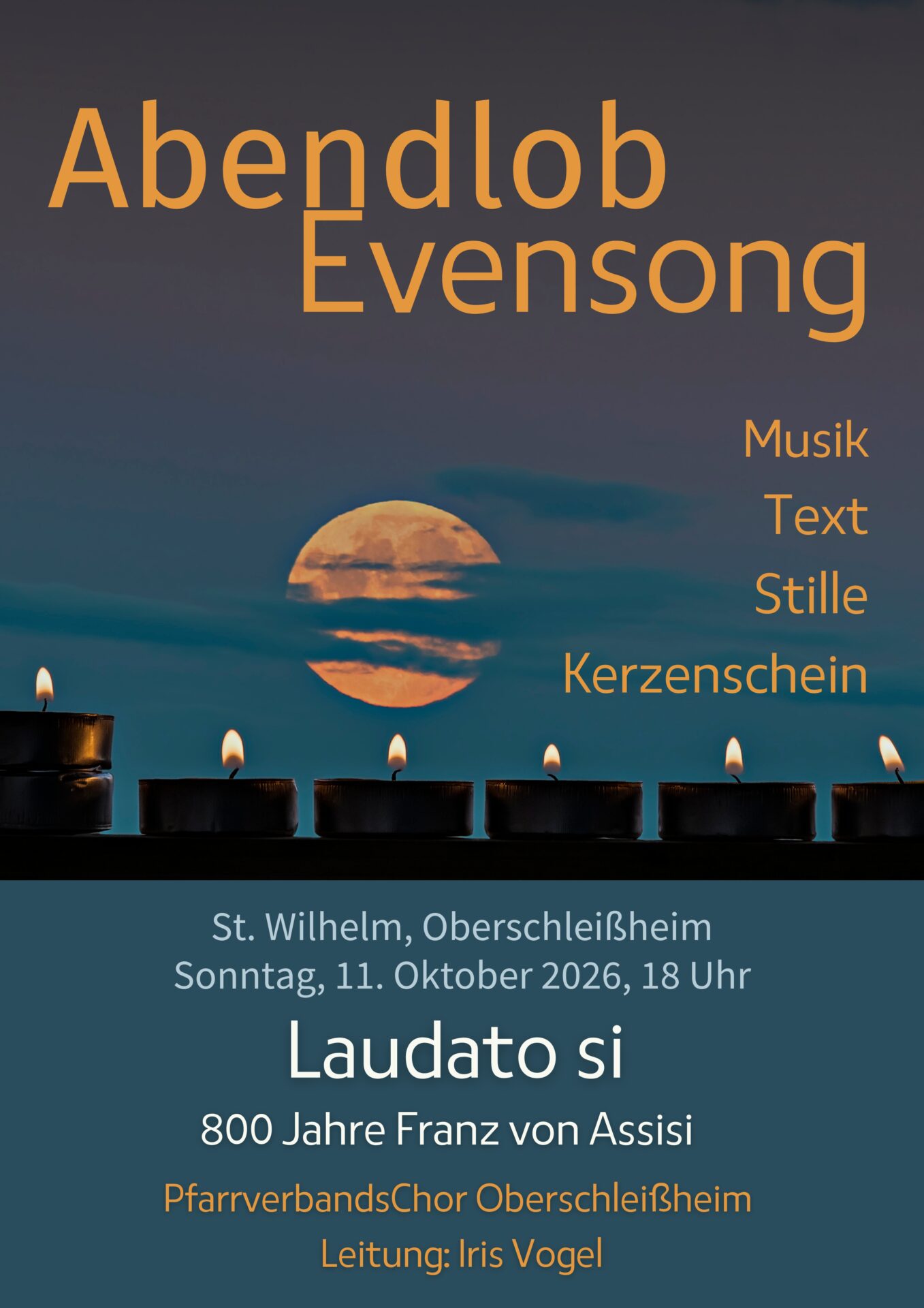 Abendlob – EvensongMusik – Innehalten – geistliche Texte